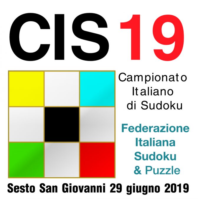 Iscrizione campionato italiano sudoku 2019