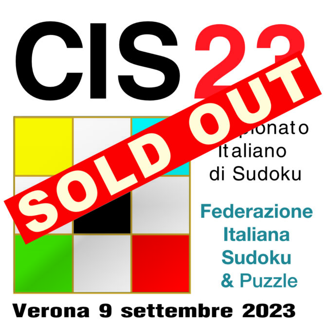 Iscrizione campionato italiano sudoku 2023