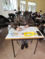 Andrea Pachera in gara