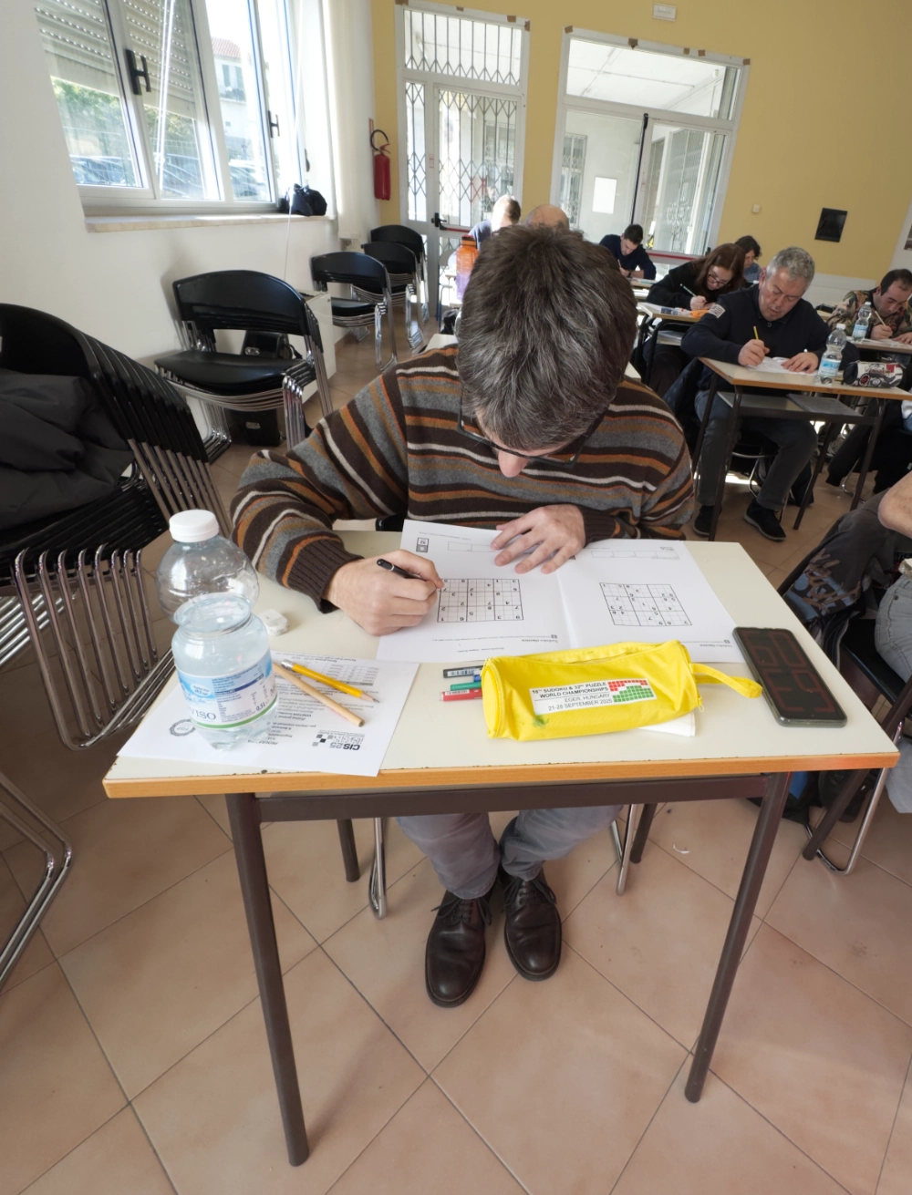 Andrea Pachera in gara