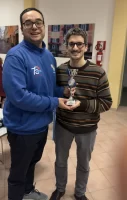 Miglior esordiente: Andrea Pachera premiato da Andrea Nari