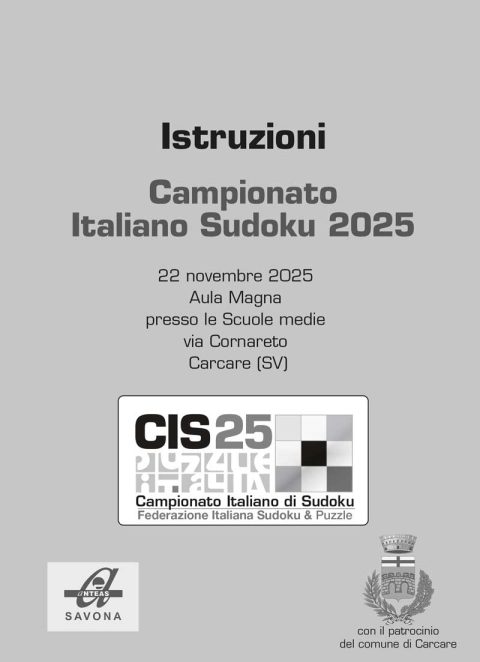 CIS25-ISTRUZIONI